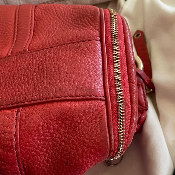 Cole Haan substantial quality red leather bag - Picture 4 of 7